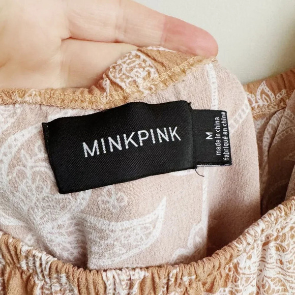 MINKPINK Nusa Dua Off Shoulder Jumpsuit M - Picture 7 of 7